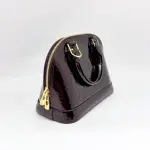 Burgundy, Patent leather