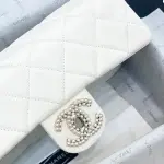 Chanel Lambskin Clutch with Chain