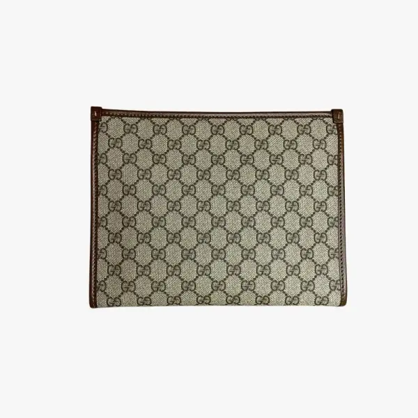 Gucci Brown GG Interlocking Pouch