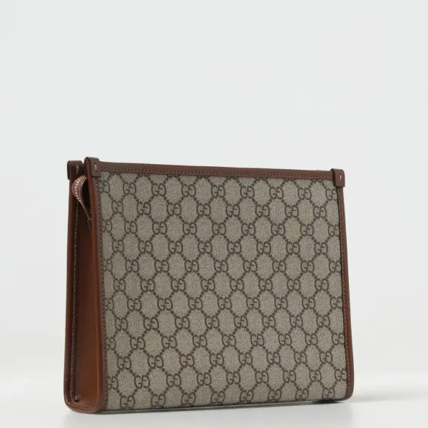 Gucci Brown GG Interlocking Pouch