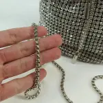 "Sparkling Rhinestone Bucket Bag"